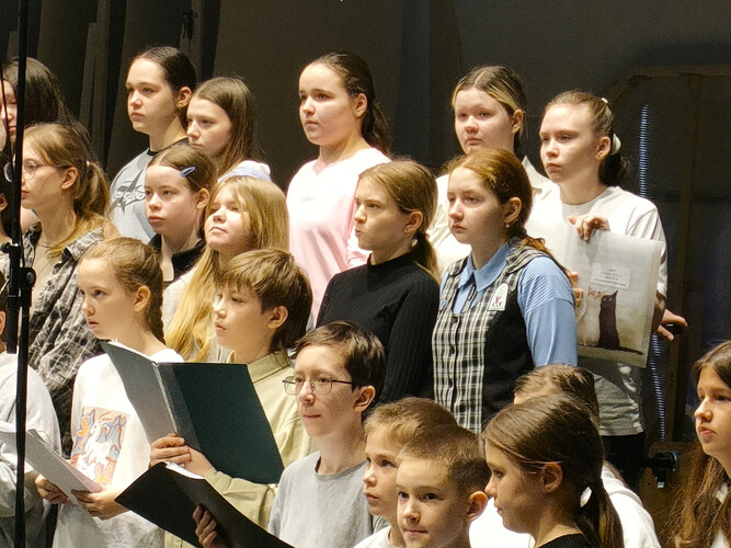 Состоялась репетиция сводного городского детского хора «Хоровое вече».