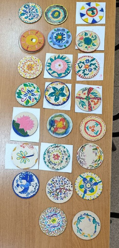 Прошёл мастер-класс «Кемеровская роспись».