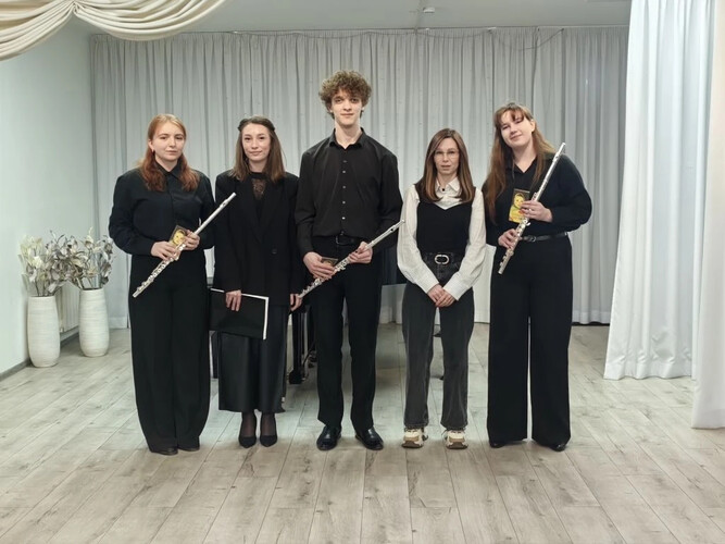 Состоялся концерт студентов класса флейты преподавателя «Кузбасского музыкального колледжа» .